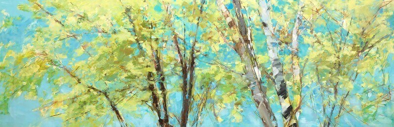 Tree Canopy, Gabriella Collier landscape paintings