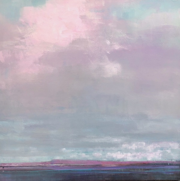 pink, sky, landscape